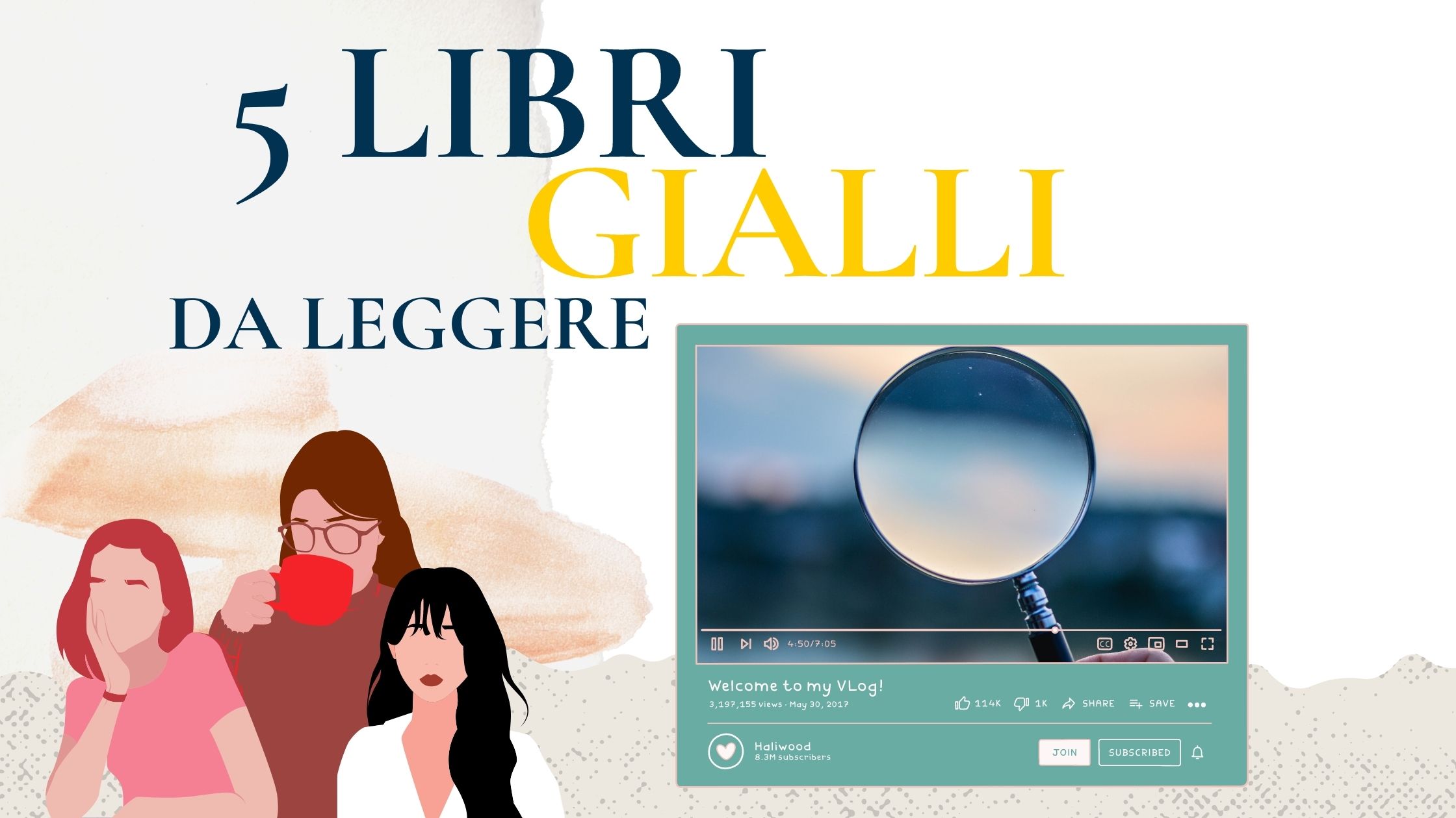 5 LIBRI GIALLI DA LEGGERE E SCOPRIRE